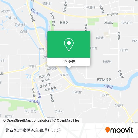 北京凯吉盛烨汽车修理厂地图