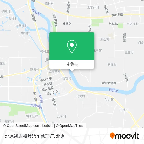 北京凯吉盛烨汽车修理厂地图