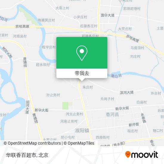 华联香百超市地图