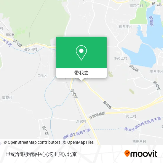世纪华联购物中心(坨里店)地图