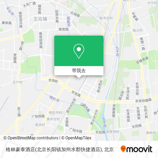 格林豪泰酒店(北京长阳镇加州水郡快捷酒店)地图