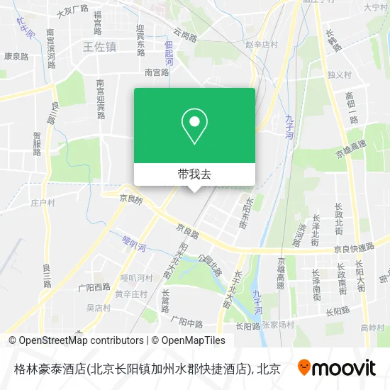 格林豪泰酒店(北京长阳镇加州水郡快捷酒店)地图