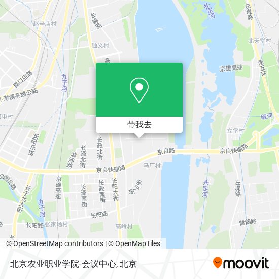 北京农业职业学院-会议中心地图