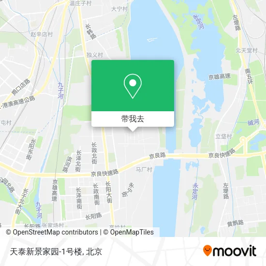 天泰新景家园-1号楼地图