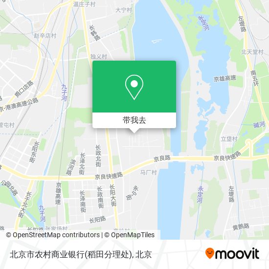 北京市农村商业银行(稻田分理处)地图