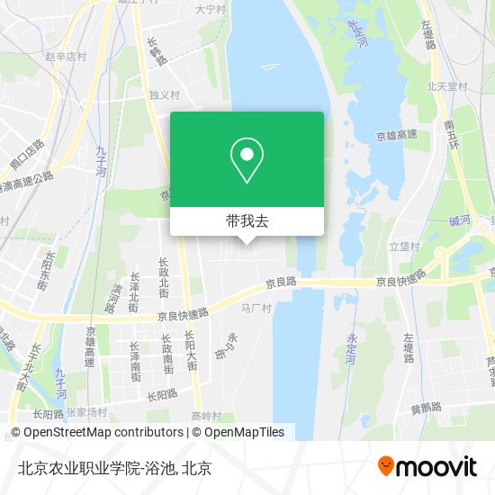 北京农业职业学院-浴池地图