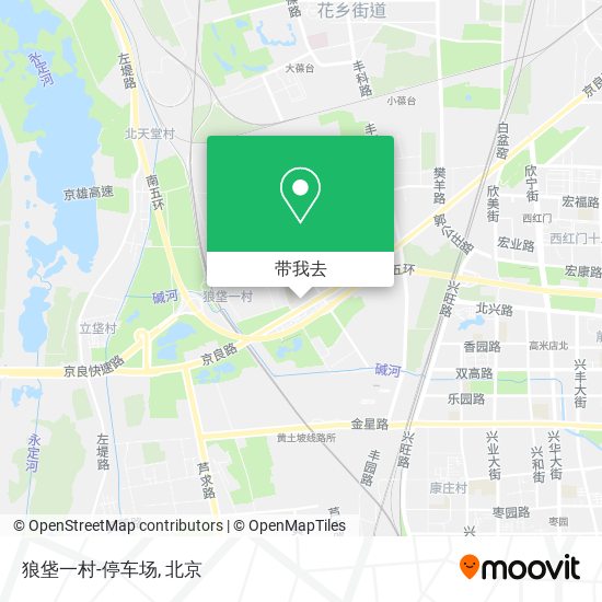 狼垡一村-停车场地图