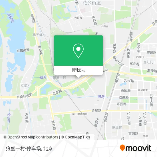 狼垡一村-停车场地图