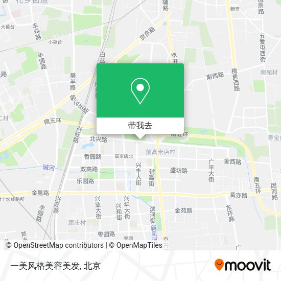 一美风格美容美发地图