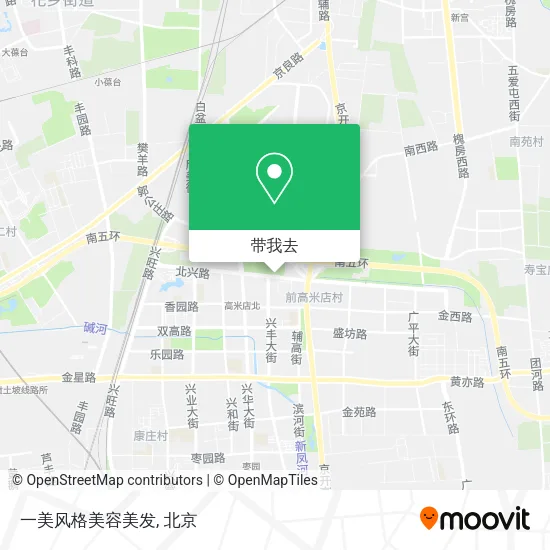 一美风格美容美发地图