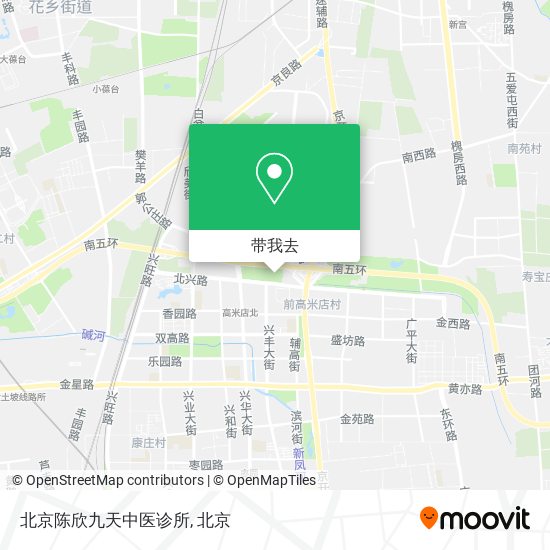 北京陈欣九天中医诊所地图