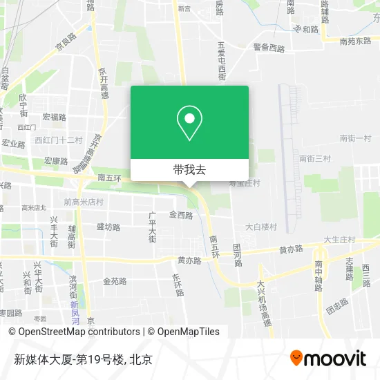 新媒体大厦-第19号楼地图