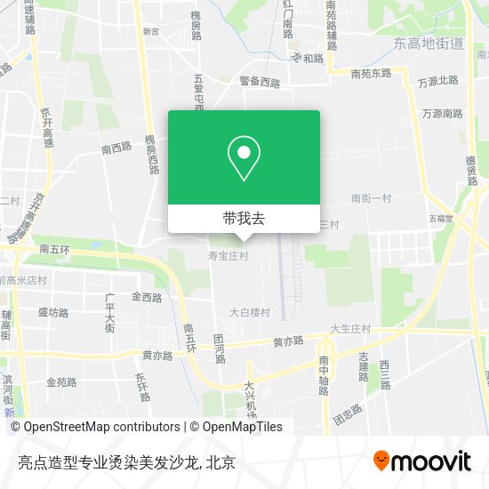 亮点造型专业烫染美发沙龙地图