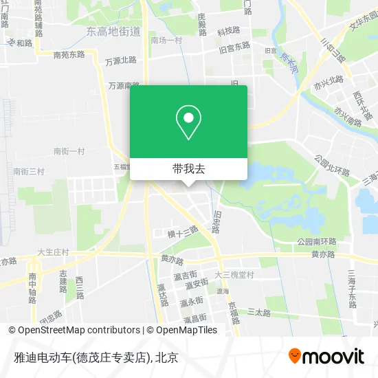 雅迪电动车(德茂庄专卖店)地图