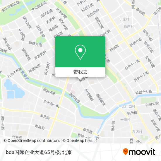 bda国际企业大道65号楼地图