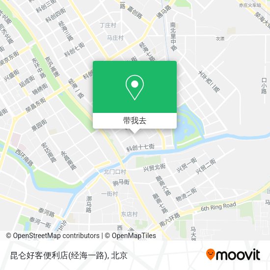 昆仑好客便利店(经海一路)地图
