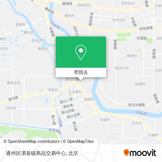 通州区漷县镇商品交易中心地图