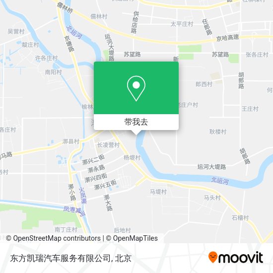东方凯瑞汽车服务有限公司地图