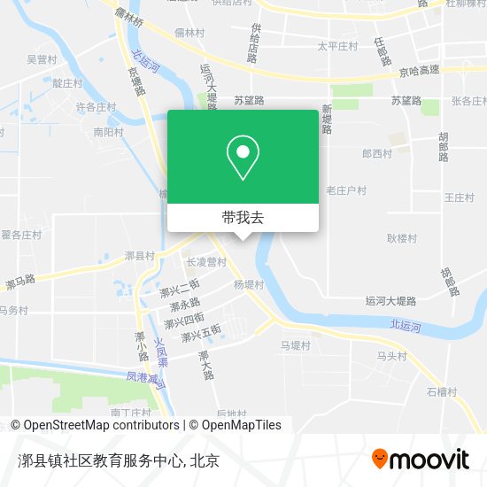 漷县镇社区教育服务中心地图