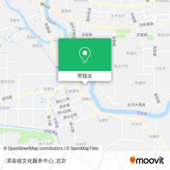 漷县镇文化服务中心地图