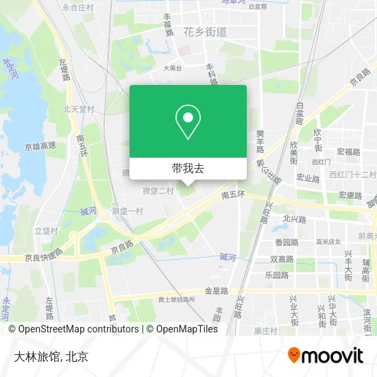 大林旅馆地图