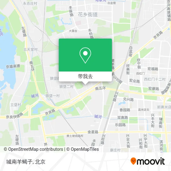 城南羊蝎子地图
