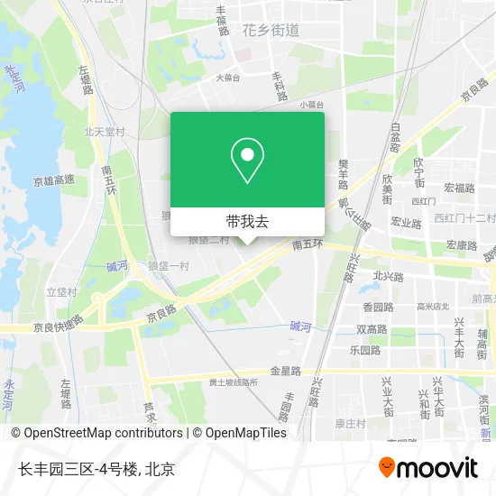 长丰园三区-4号楼地图