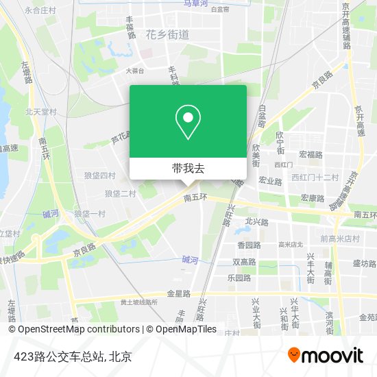 423路公交车总站地图