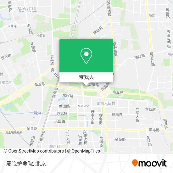 爱晚护养院地图