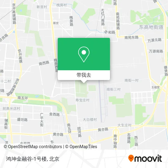 鸿坤金融谷-1号楼地图