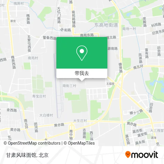 甘肃风味面馆地图