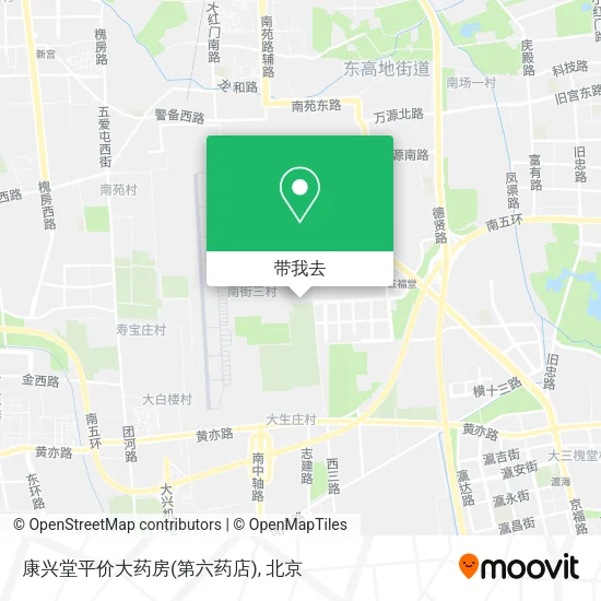 康兴堂平价大药房(第六药店)地图