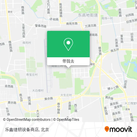 乐鑫缝纫设备商店地图