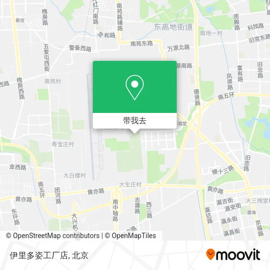 伊里多姿工厂店地图