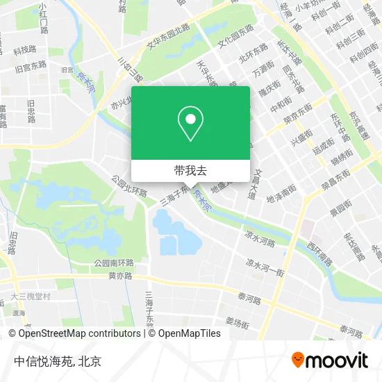 中信悦海苑地图