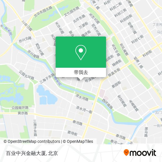 百业中兴金融大厦地图