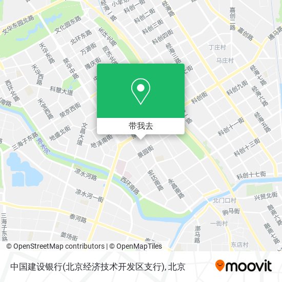 中国建设银行(北京经济技术开发区支行)地图
