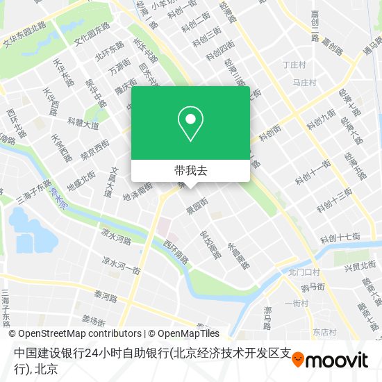 中国建设银行24小时自助银行(北京经济技术开发区支行)地图