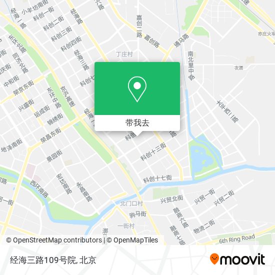 经海三路109号院地图