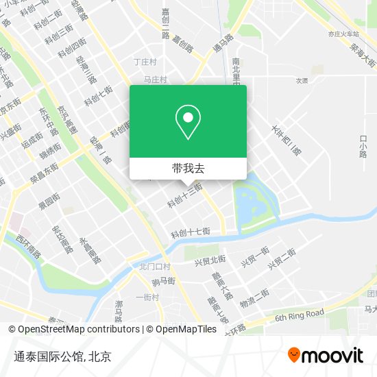 通泰国际公馆地图
