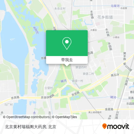 北京黄村瑞福阁大药房地图