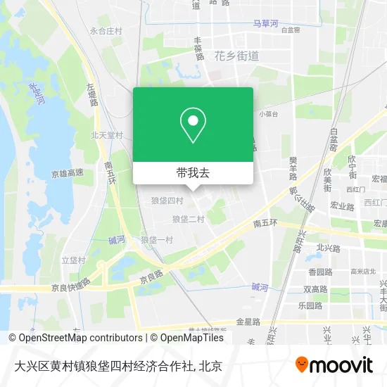 大兴区黄村镇狼垡四村经济合作社地图