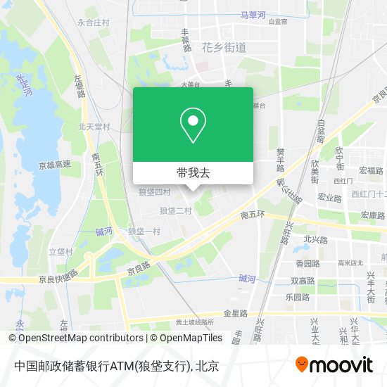 中国邮政储蓄银行ATM(狼垡支行)地图
