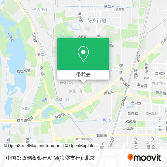 中国邮政储蓄银行ATM(狼垡支行)地图