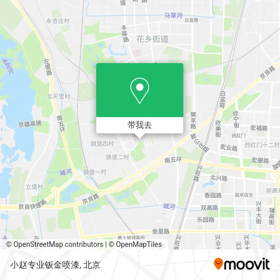 小赵专业钣金喷漆地图
