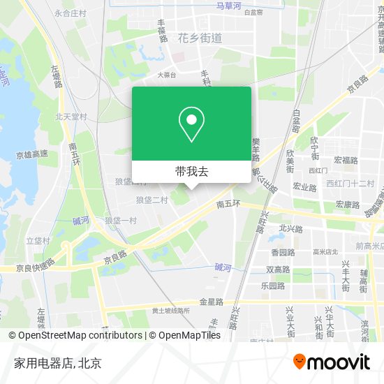 家用电器店地图