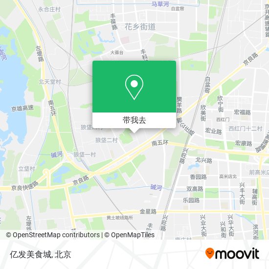 亿发美食城地图