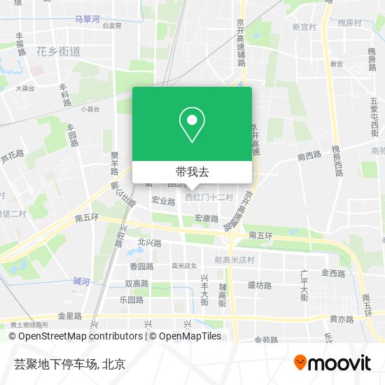 芸聚地下停车场地图
