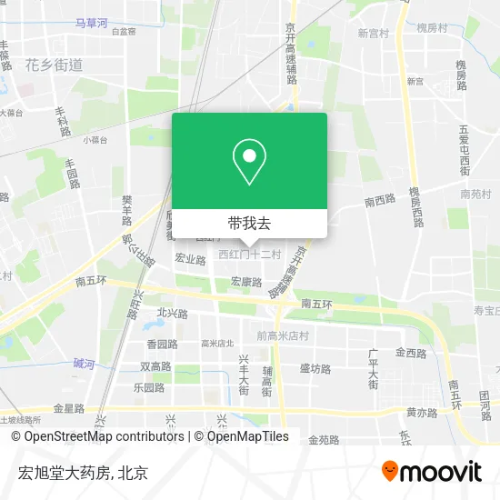 宏旭堂大药房地图