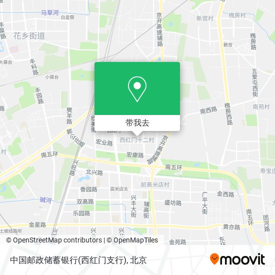 中国邮政储蓄银行(西红门支行)地图